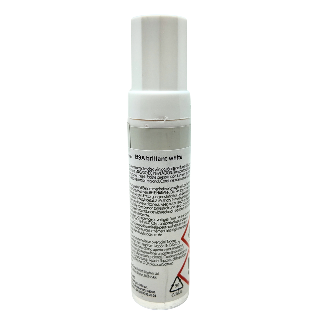 Tubo de pintura coche blanco caramelo B9A SEAT | Lápiz de retoque (000098500LB9A)