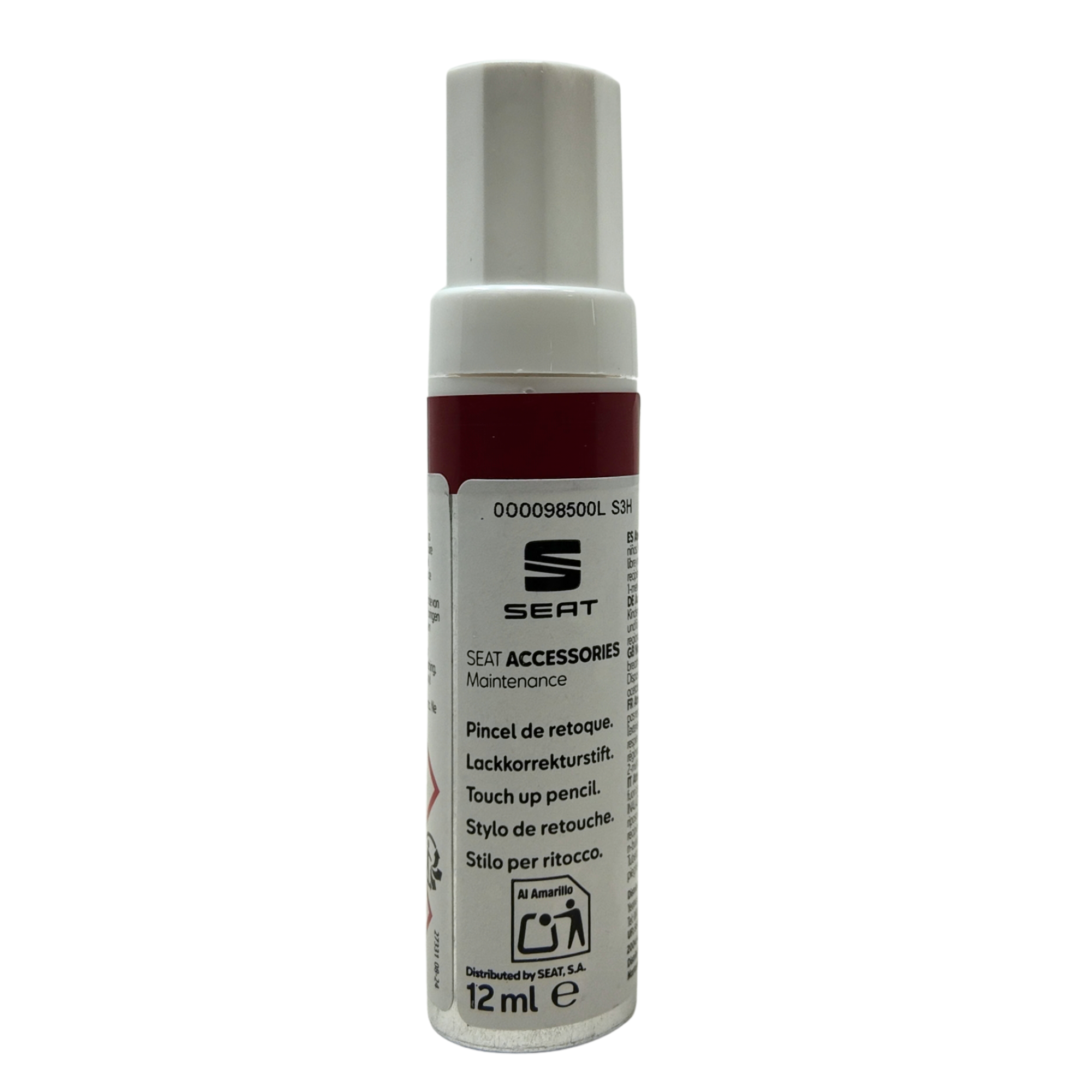 Pincel retoque SEAT LS3H | Rojo Emoción + barniz, arañazos (000098500LS3H)
