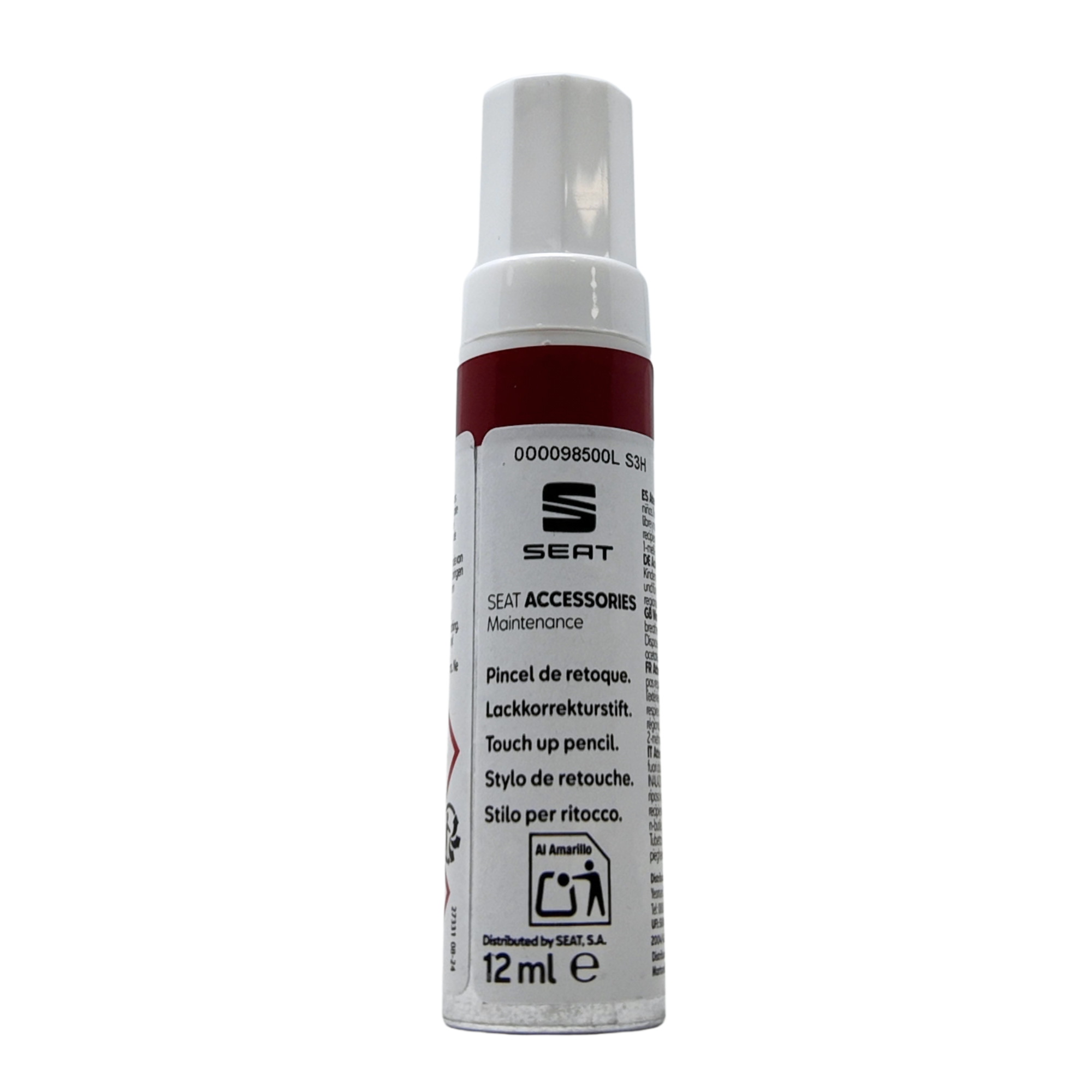 Pincel retoque SEAT LS3H | Rojo Emoción + barniz, arañazos (000098500LS3H)