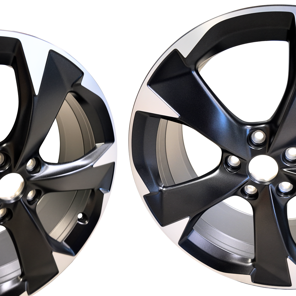 Llanta de aluminio Cupra 18 pulgadas | Negro mate/plata, original VAG (5FA601025H1OV)
