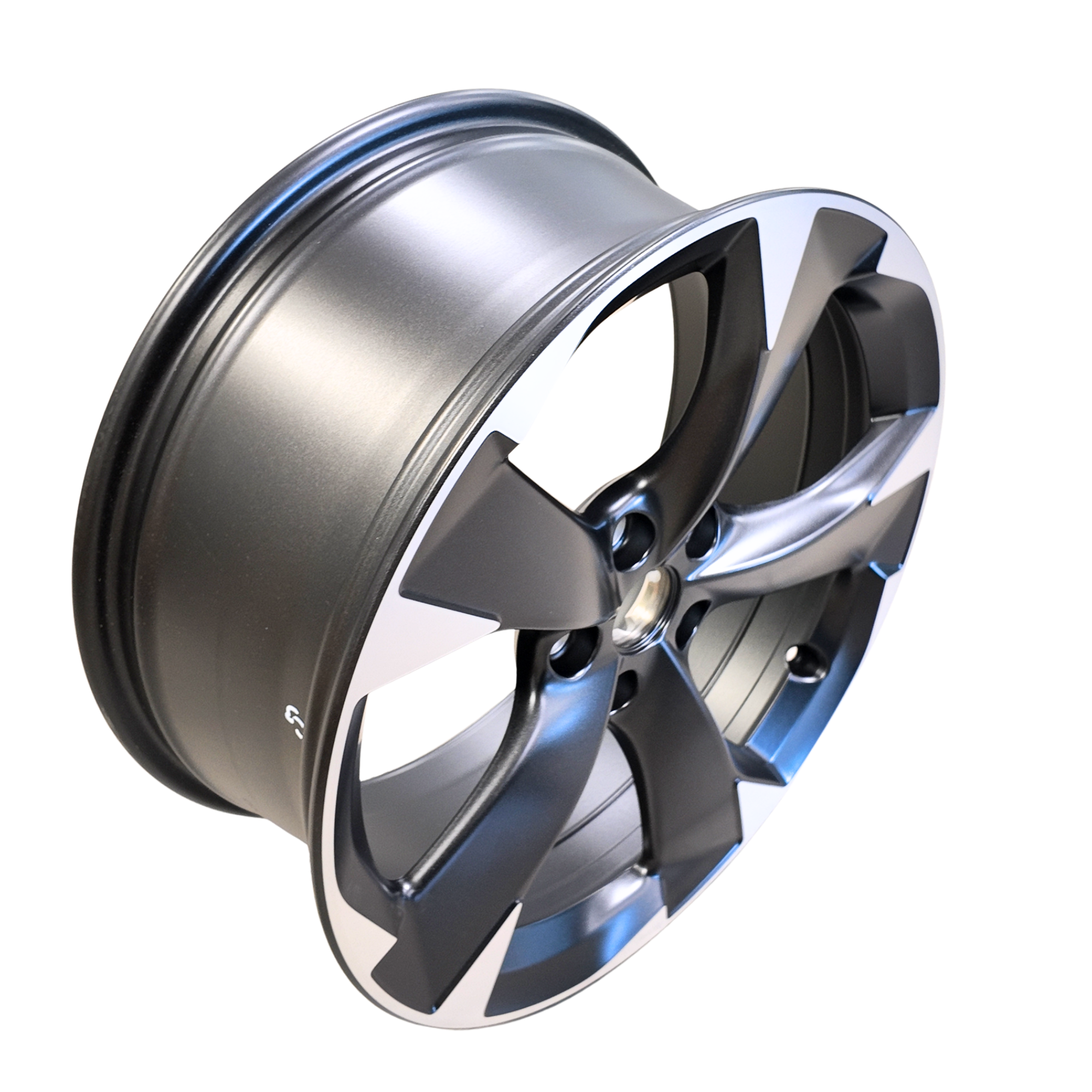Llanta de aluminio Cupra 18 pulgadas | Negro mate/plata, original VAG (5FA601025H1OV)