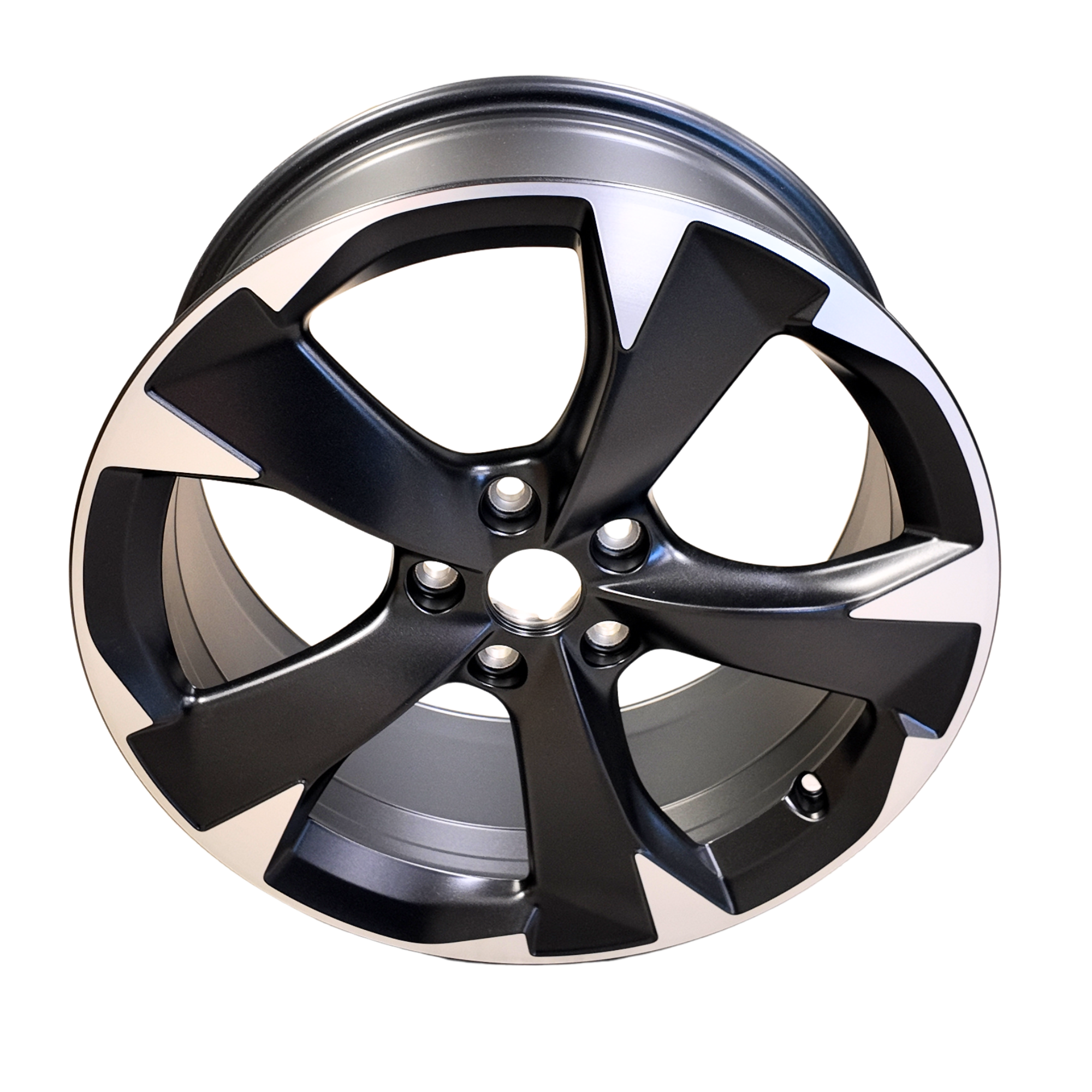 Llanta de aluminio Cupra 18 pulgadas | Negro mate/plata, original VAG (5FA601025H1OV)