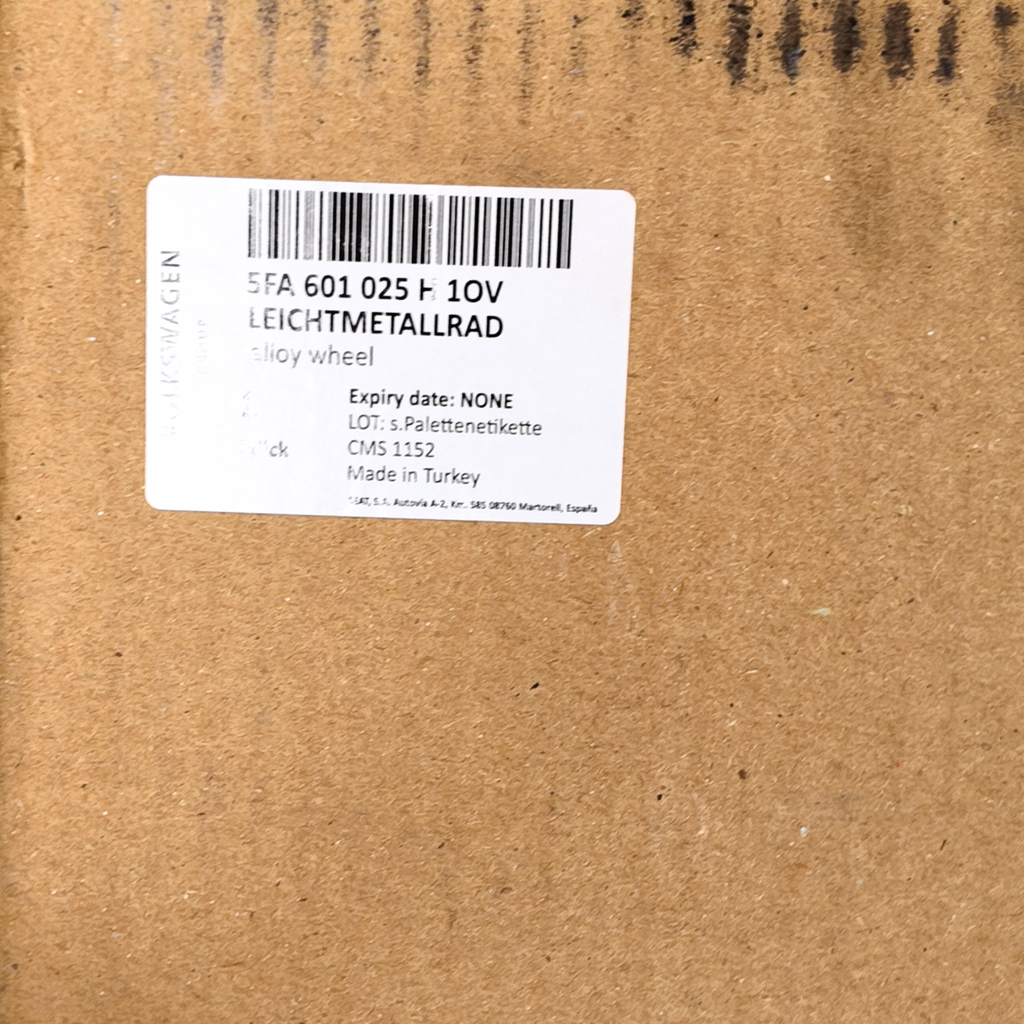 Llanta de aluminio Cupra 18 pulgadas | Negro mate/plata, original VAG (5FA601025H1OV)