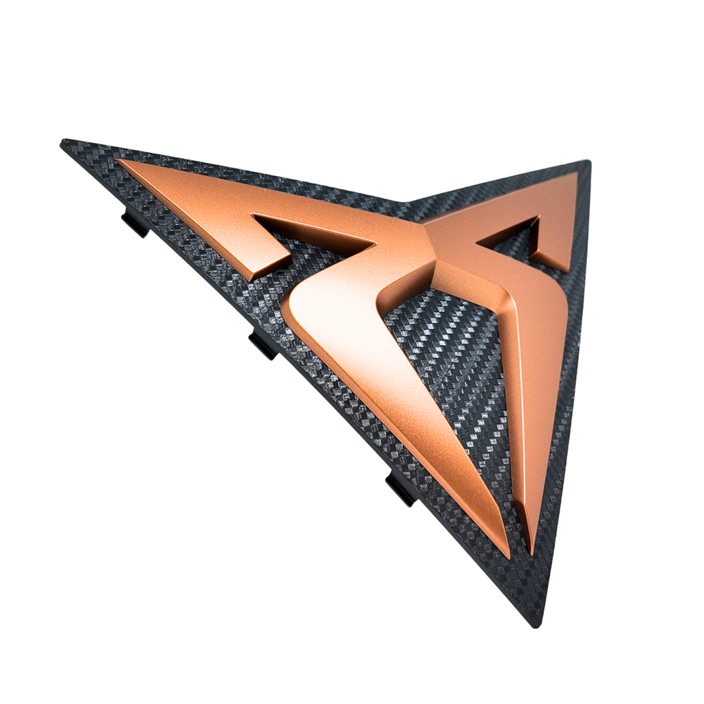 Logotipo delantero CUPRA Formentor cobre/carbono (5FF853679RZH)
