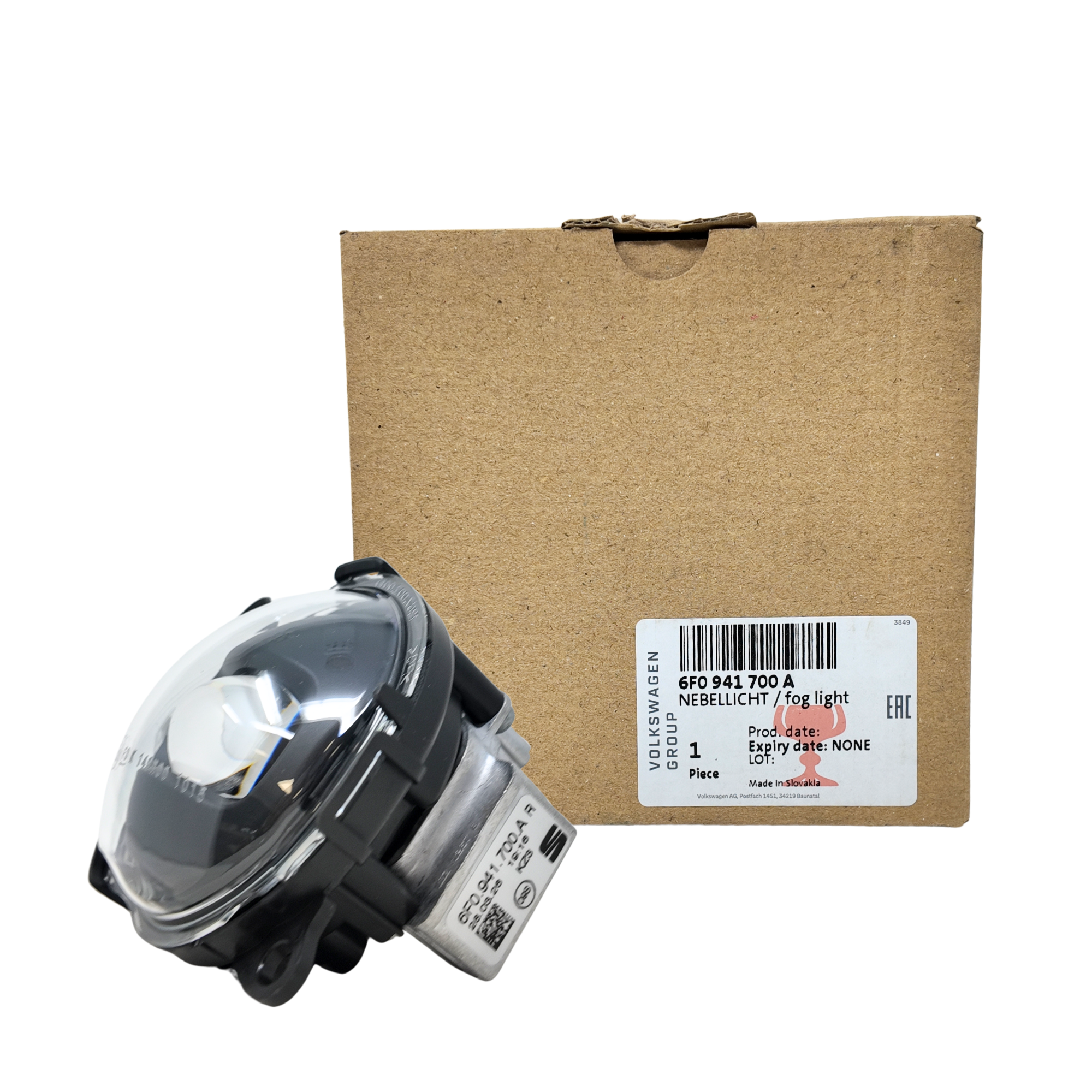 Luz Antiniebla Delantera LED Original CUPRA León y SEAT Arona (6F0941699A/6F0941700A)