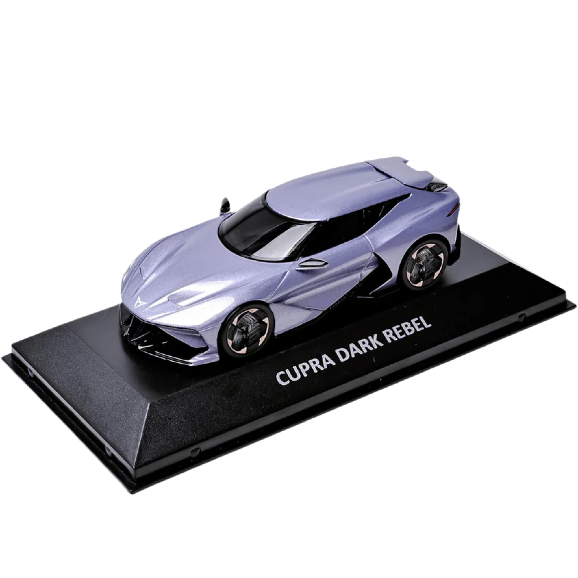 Miniatura CUPRA DarkRebel 1:43 original en color Liquid Gold (ref. 5FF099300A).