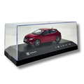 Miniatura SEAT Ibiza FR | Escala 1:43, metal y plástico, ruedas móviles, rojo/gris (6H1099300HAQ)