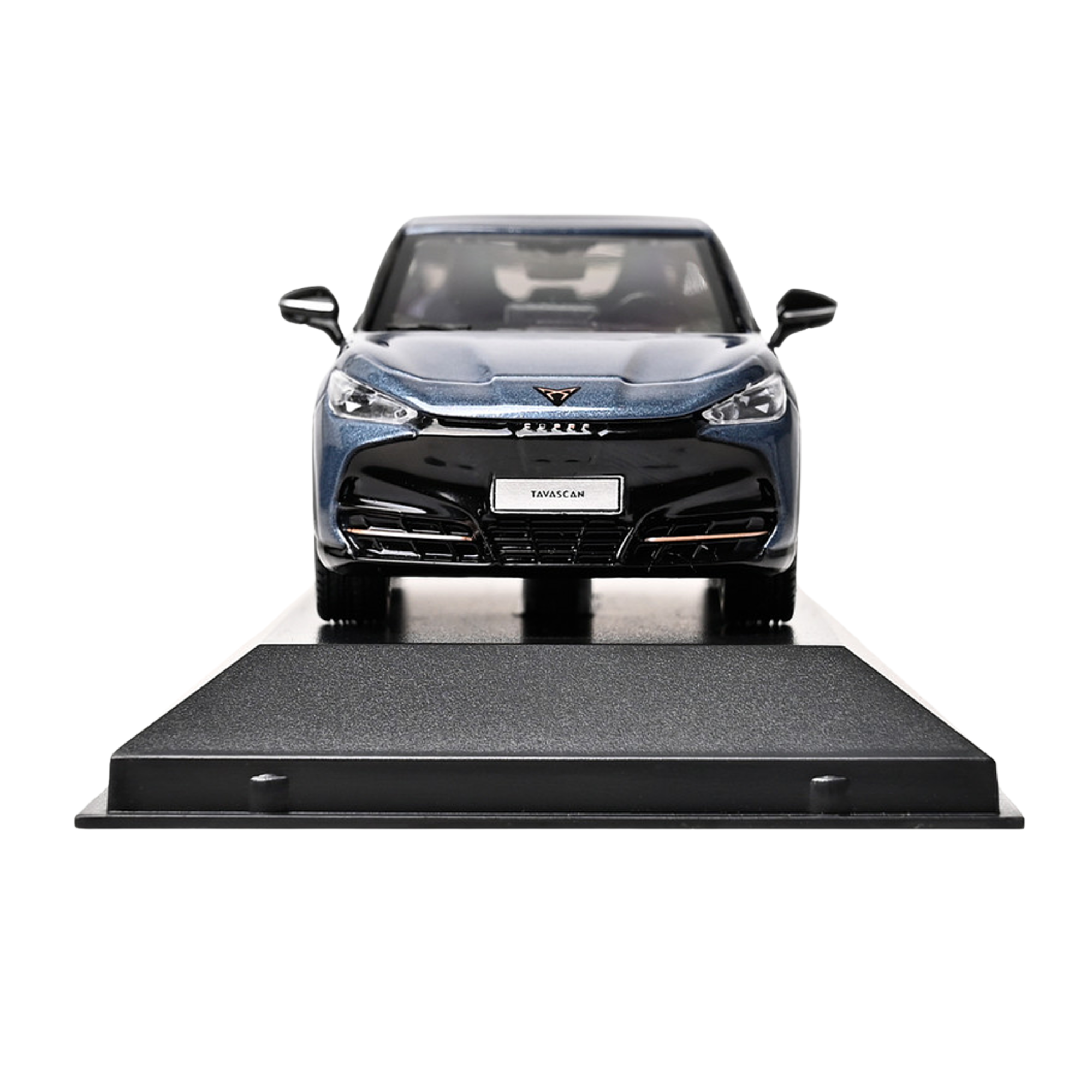 Miniatura de colección CUPRA Tavascan 1:43 para vitrina o escritorio.
​