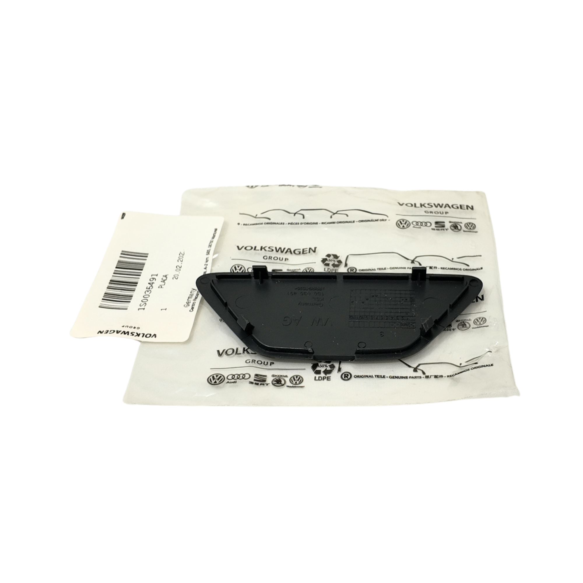 Placa cobertera navegación salpicadero SEAT Skoda VW | (1S0035491)