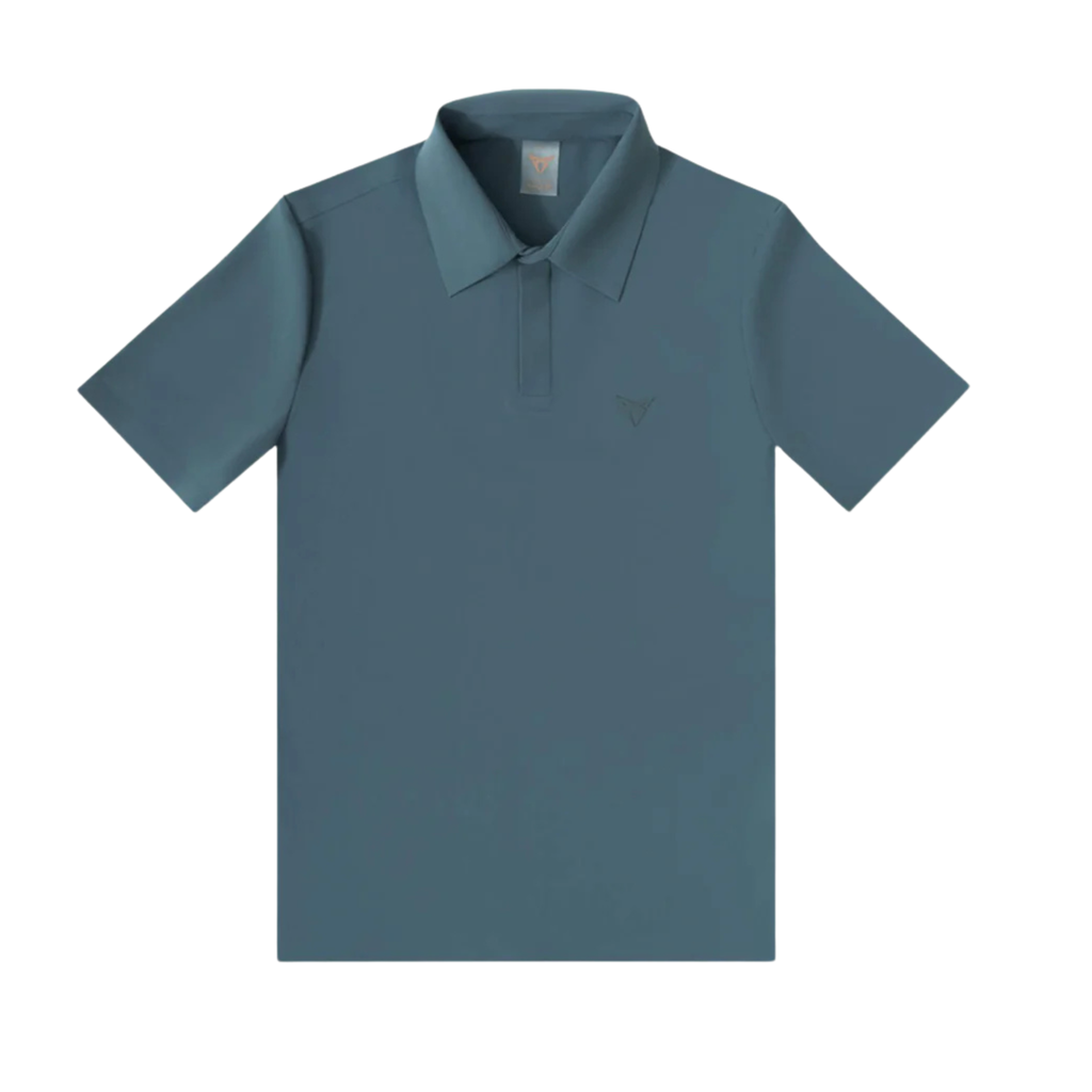 Polo técnico CUPRA Slim Fit | Mujer Gris Enceladus, nylon elástico 80%