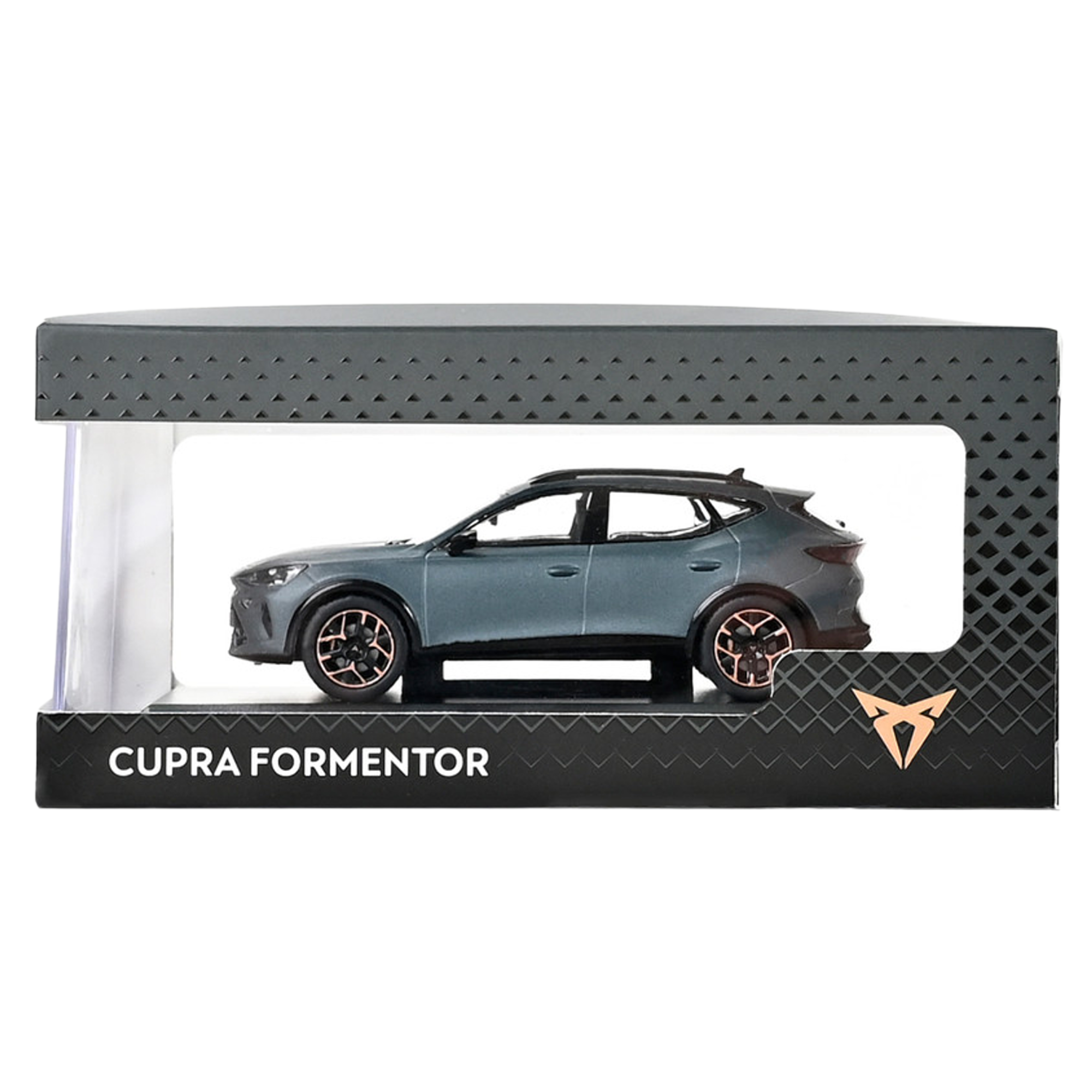 Réplica con licencia CUPRA del Formentor en Gris Encelade (1:43).
