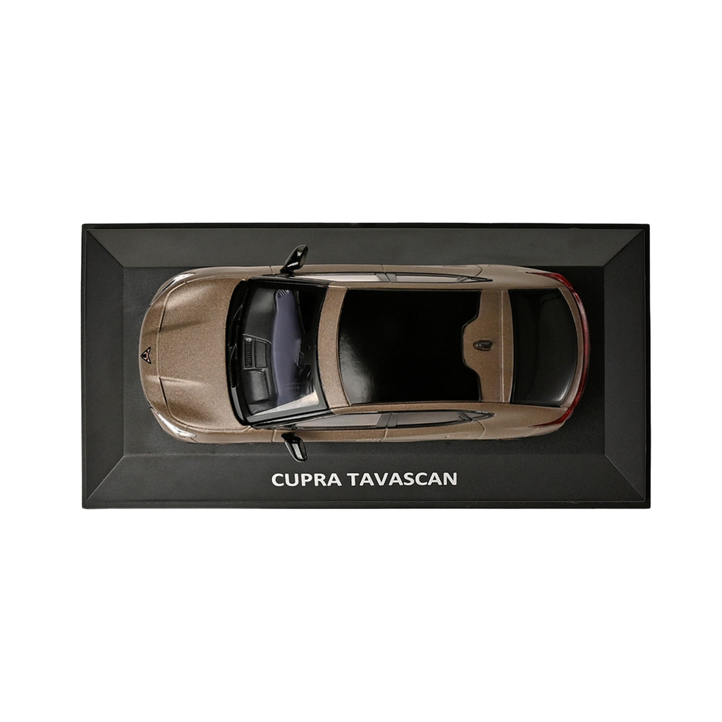 Réplica con licencia CUPRA del Tavascan bronce a escala 1:43.