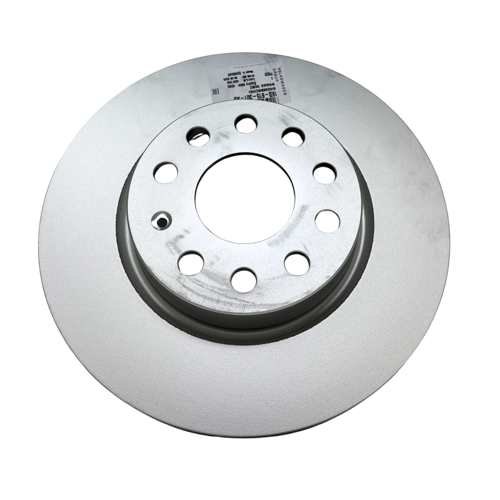 Disco de freno original VAG | Ventilado, eje delantero, alta calidad OEM (1K0615301AS)