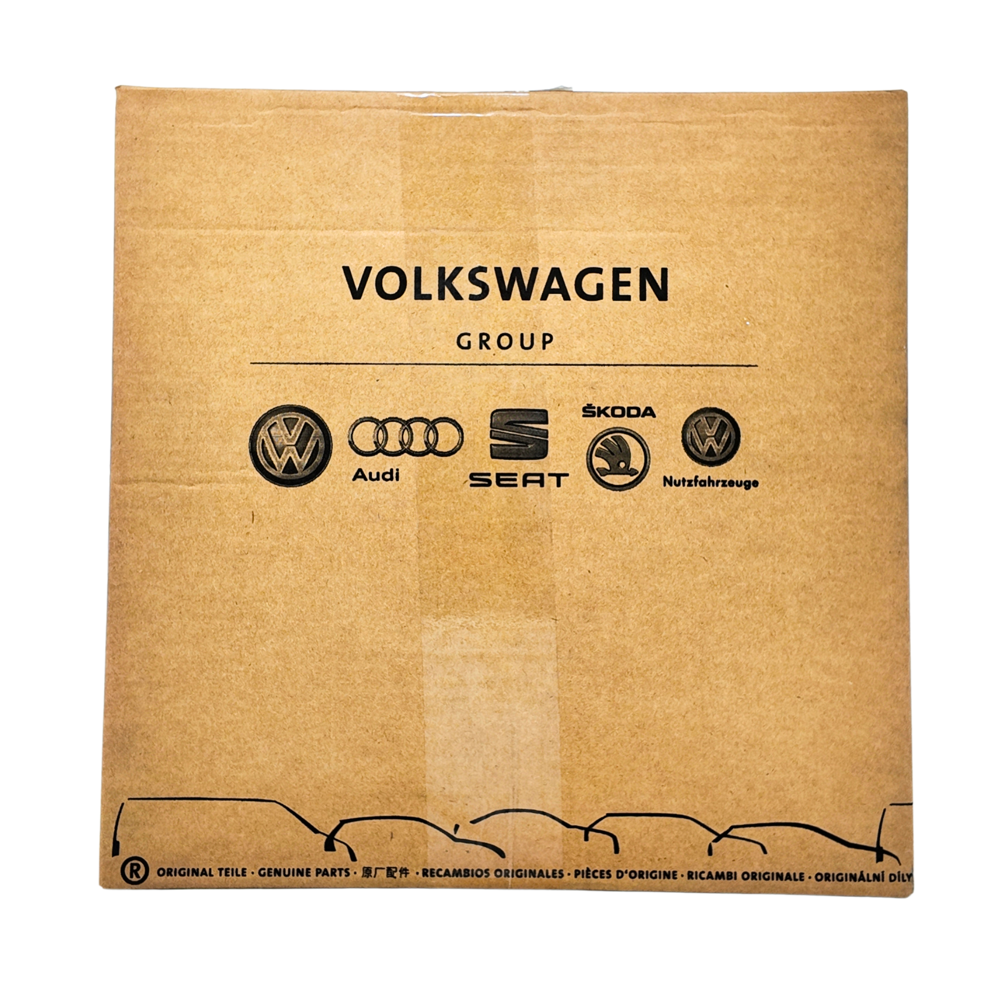 Discos de freno originales grupo VAG | traseros, calidad OEM (5Q0615601D)