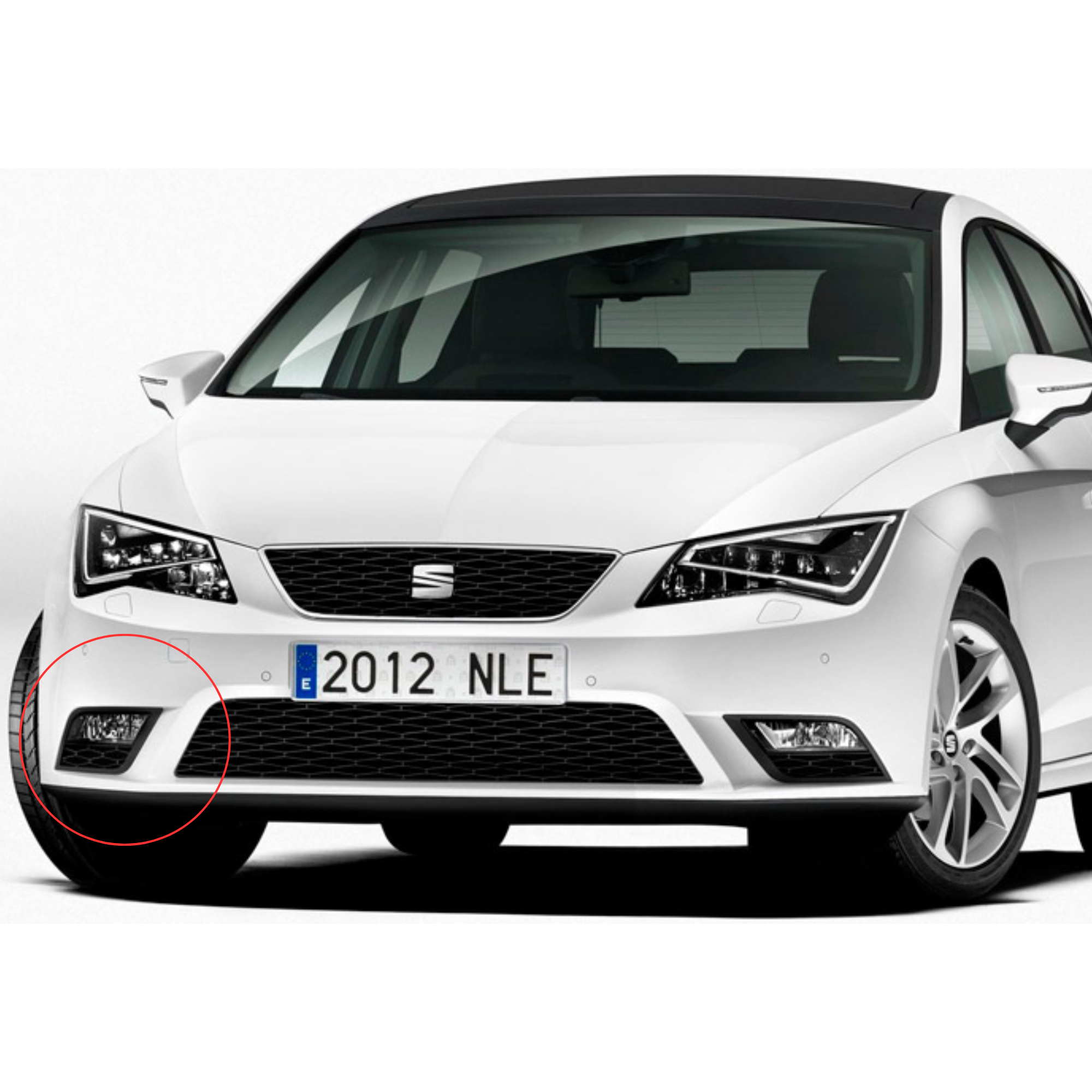 Rejilla delantera SEAT León (2012-2017) Izquierda/derecha (5F0853665A9B9/5F0853666A9B9)