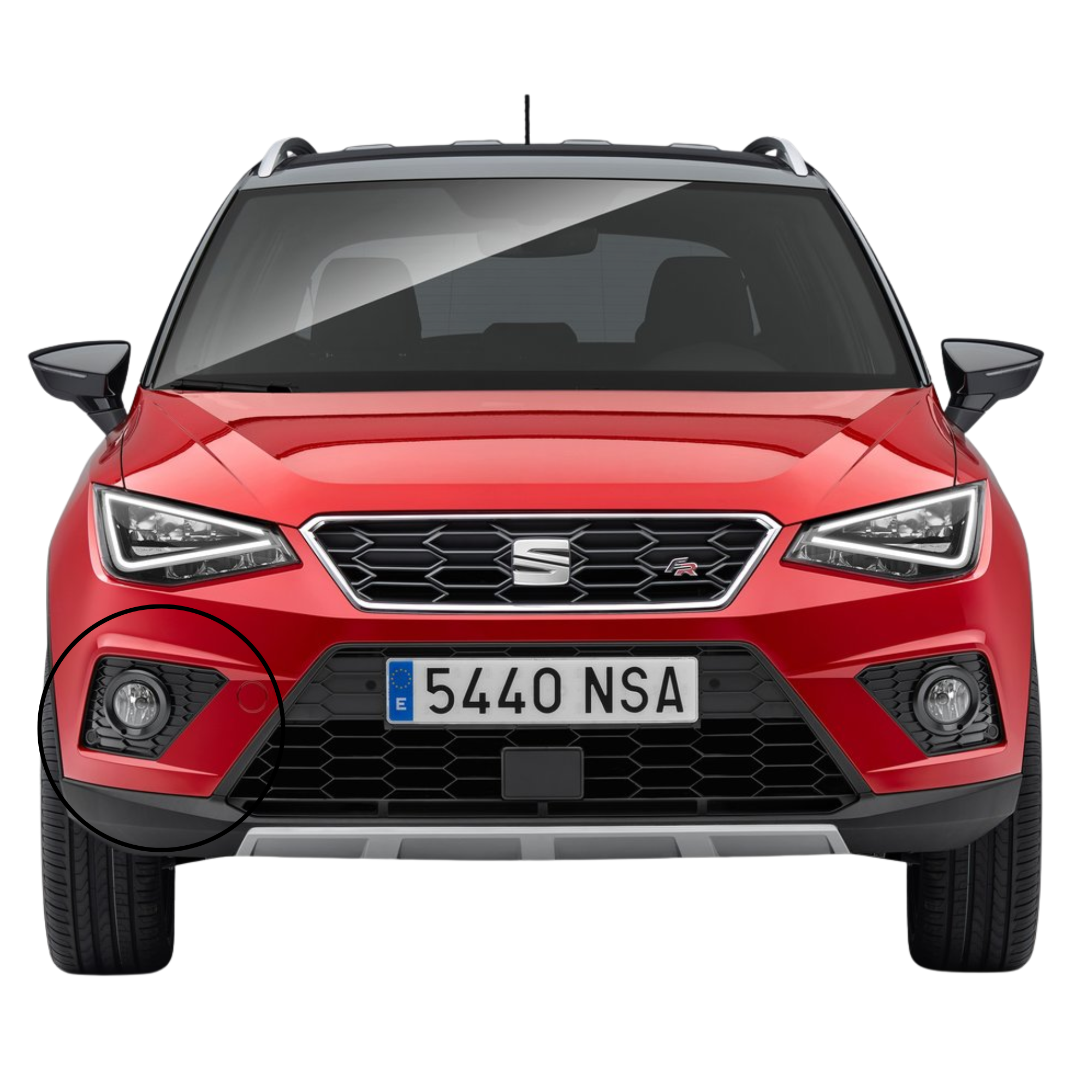 Rejilla niebla SEAT Arona 2018+| Izquierda/derecha (6F9853665B9B9/6F9853666B9B9)