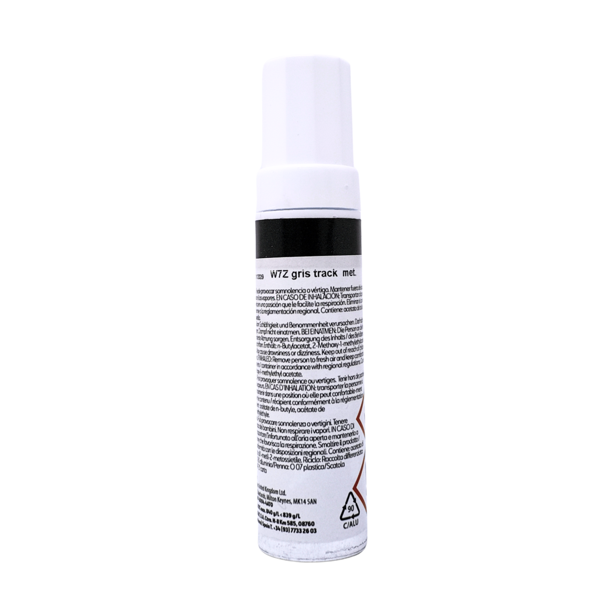 Lápiz retoque pintura SEAT | Gris Track original, bicapa metalizado (000098500LMW7Z)