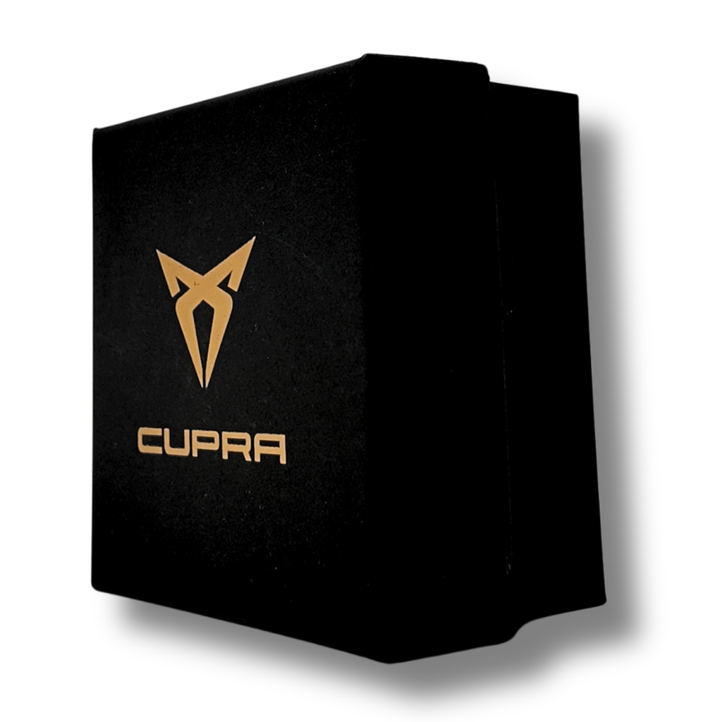 Pulsera+cubrellaves carbono CUPRA | Fibra real, logo cobre (5FF087013K)