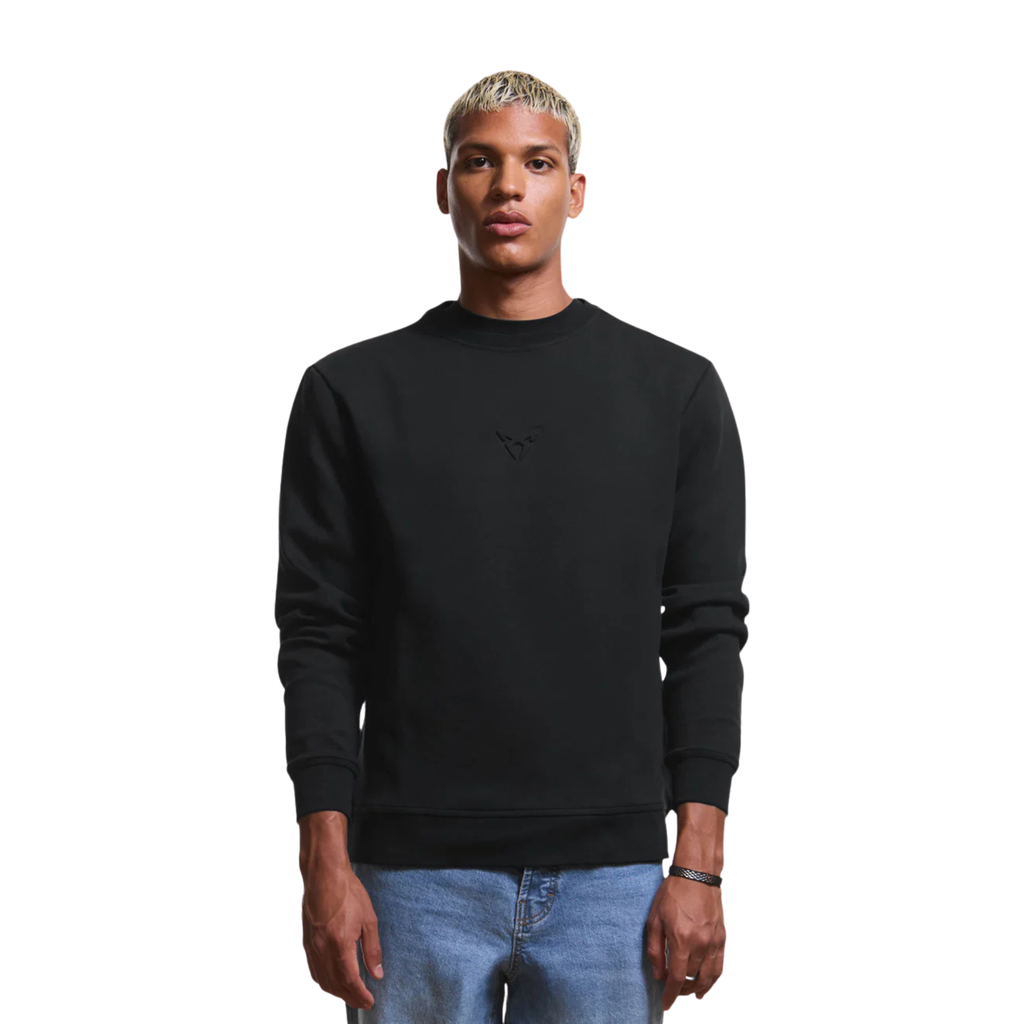 Sudadera embossed CUPRA | Unisex Negro logo relieve, 85% algodón orgánico