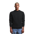 Sudadera embossed CUPRA | Unisex Negro logo relieve, 85% algodón orgánico