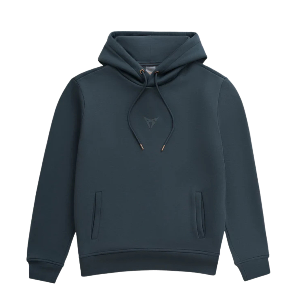 Sudadera con capucha CUPRA unisex Gris | Hoodie algodón orgánico tallas XS-XXL