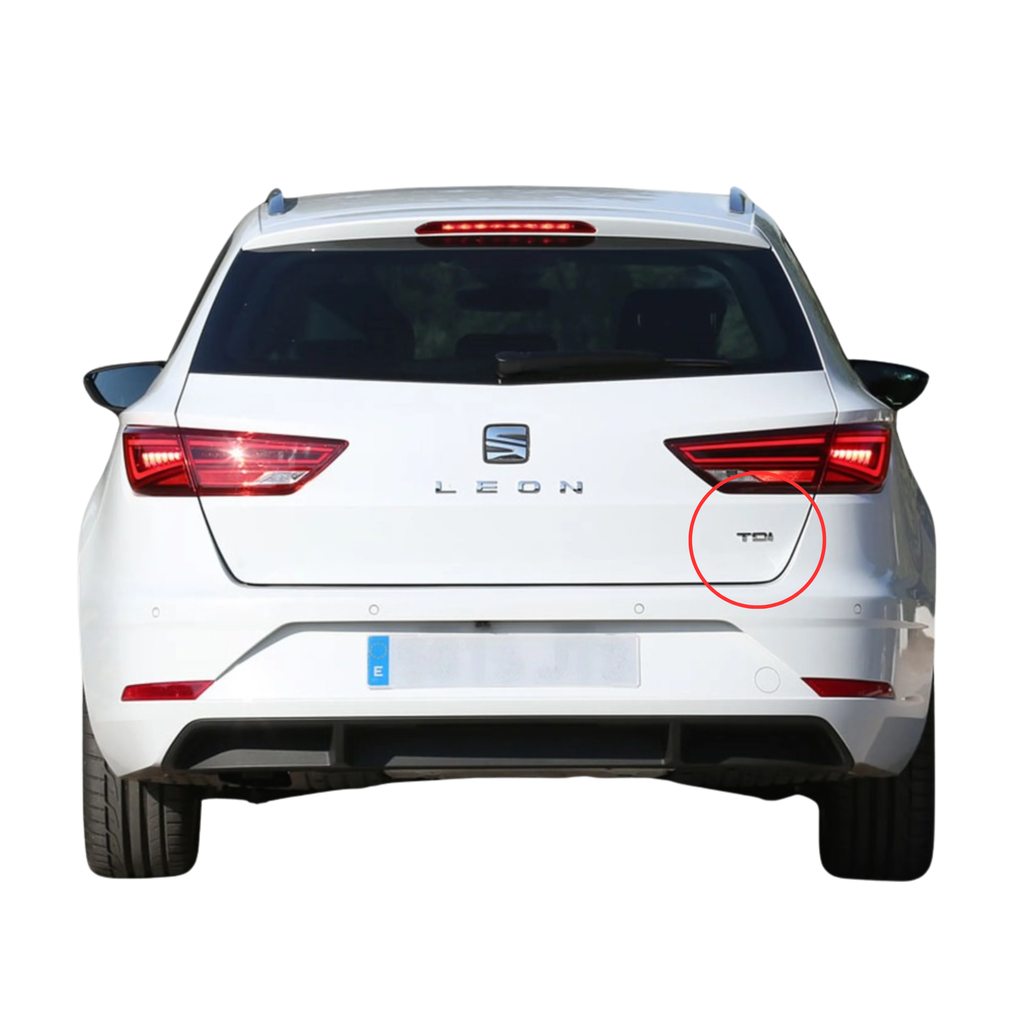Emblème TDI SEAT | Tuning chromé, logo de hayon 5F0853688C2ZZ