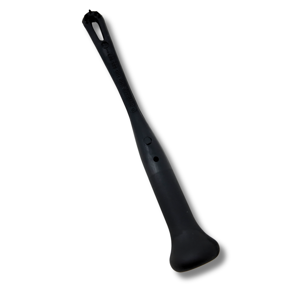 Varilla tiro asientos traseros VAG negra satinado (1H088568301C)