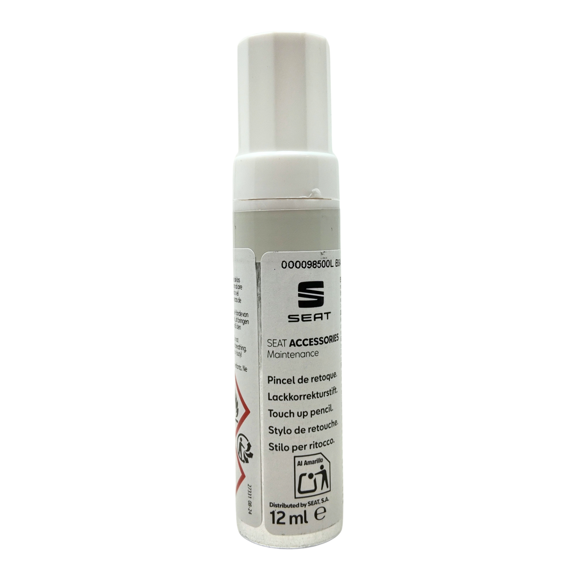 Tubo de pintura coche blanco caramelo B9A SEAT | Lápiz de retoque (000098500LB9A)