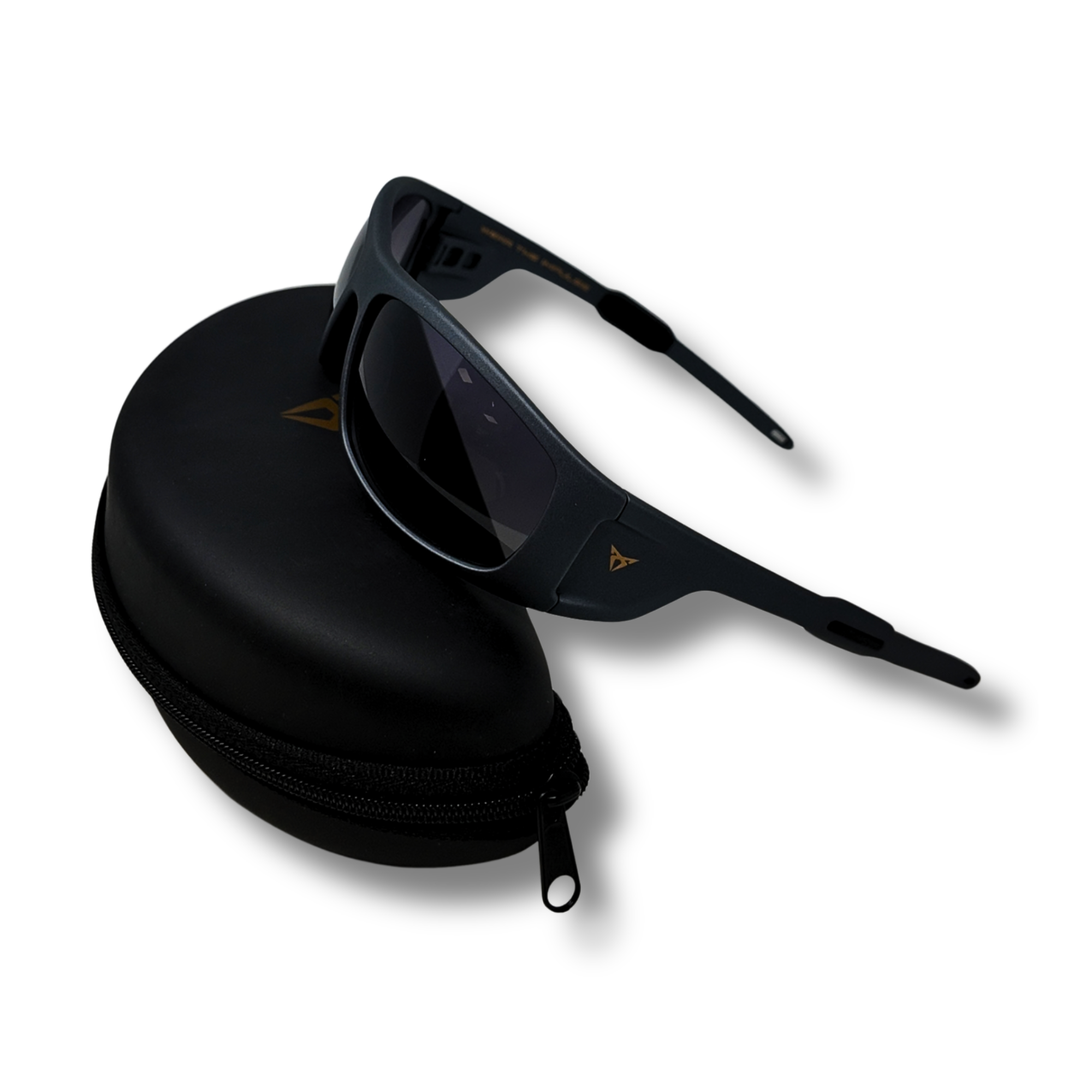 Gafas de sol CUPRA negro | Montura deportiva unisex, diseño urbano, protección UV