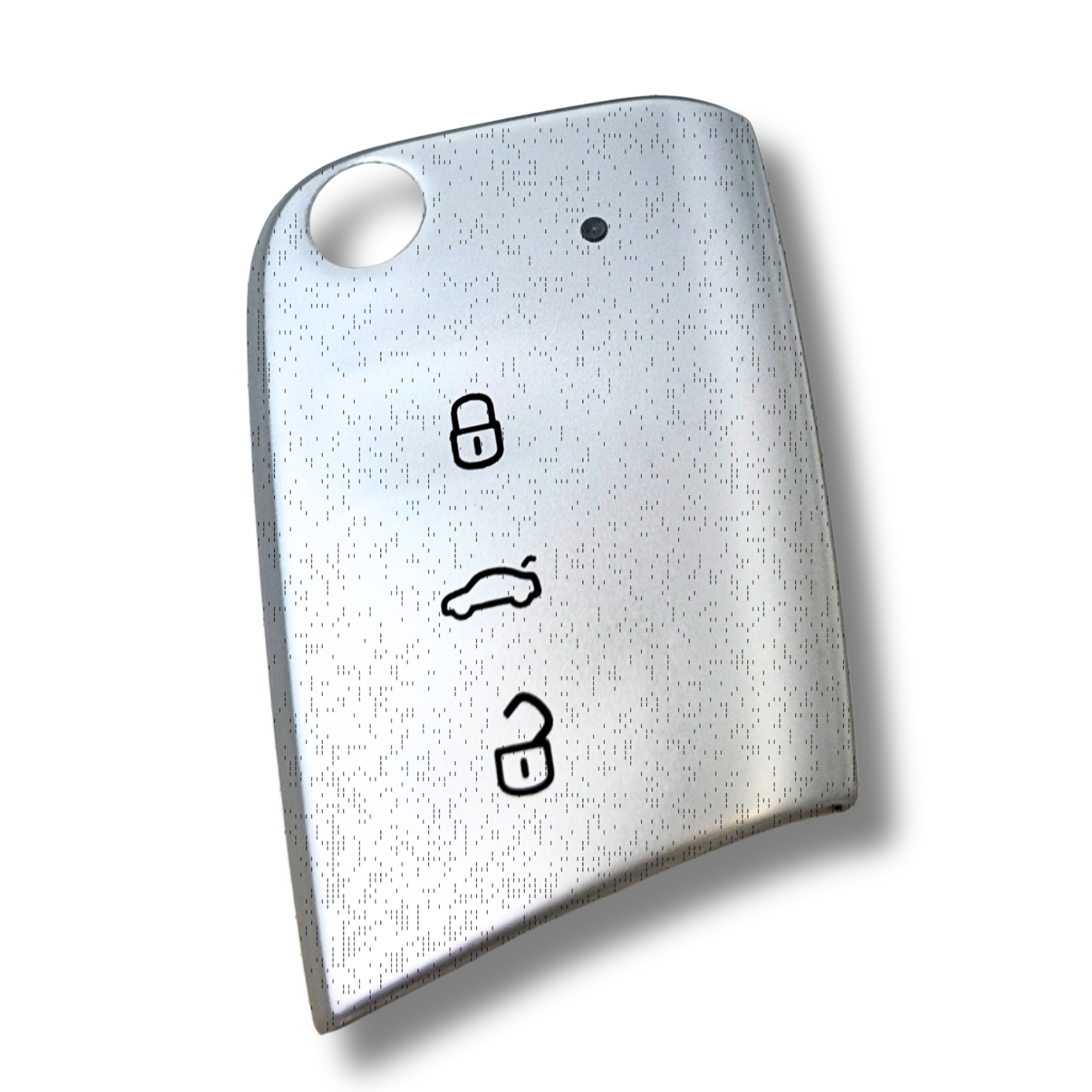 Carcasa decorativa llave SEAT Ateca | Funda 2 piezas adhesivas, diseño Crossover Silver (575087013Z76)