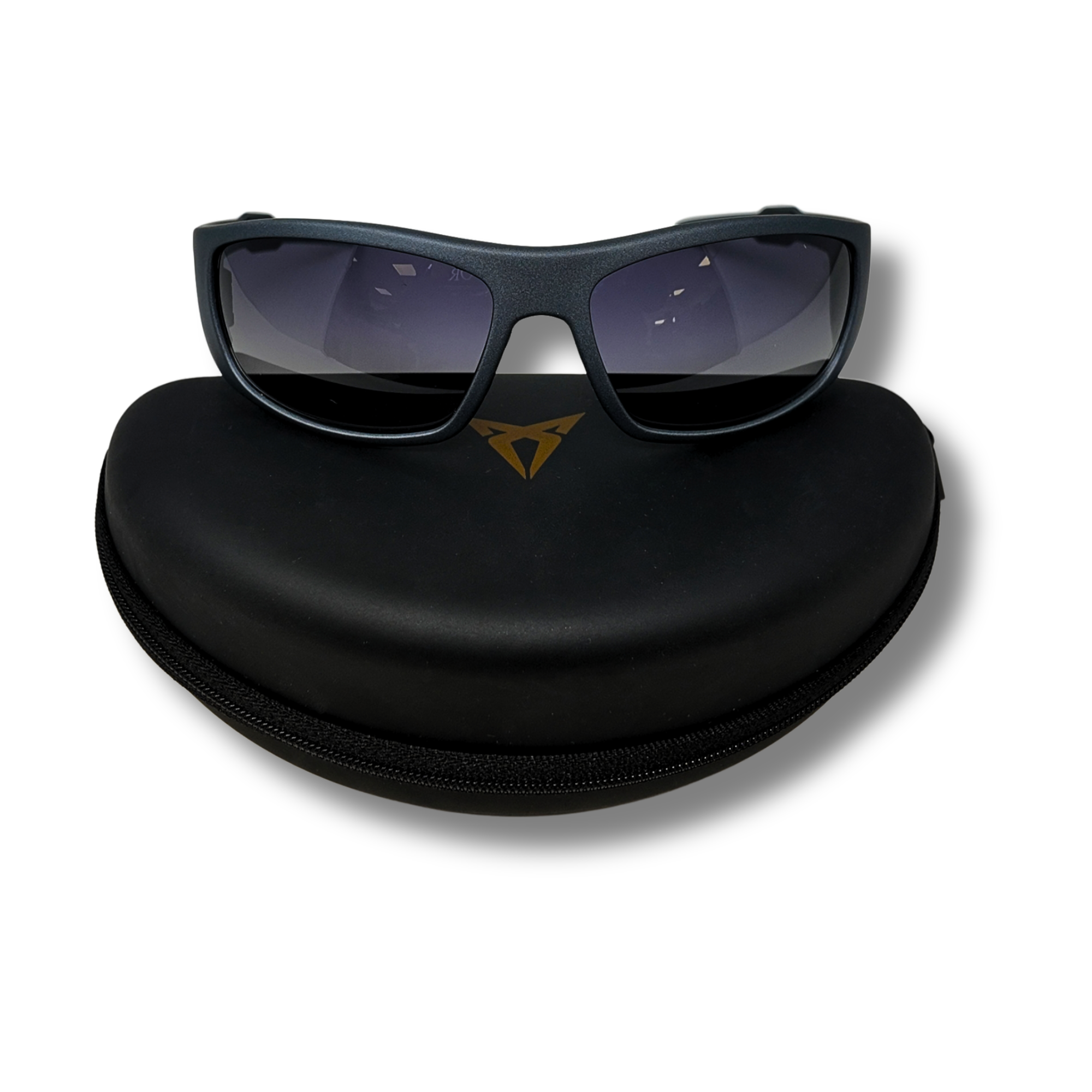 Gafas de sol CUPRA negro | Montura deportiva unisex, diseño urbano, protección UV