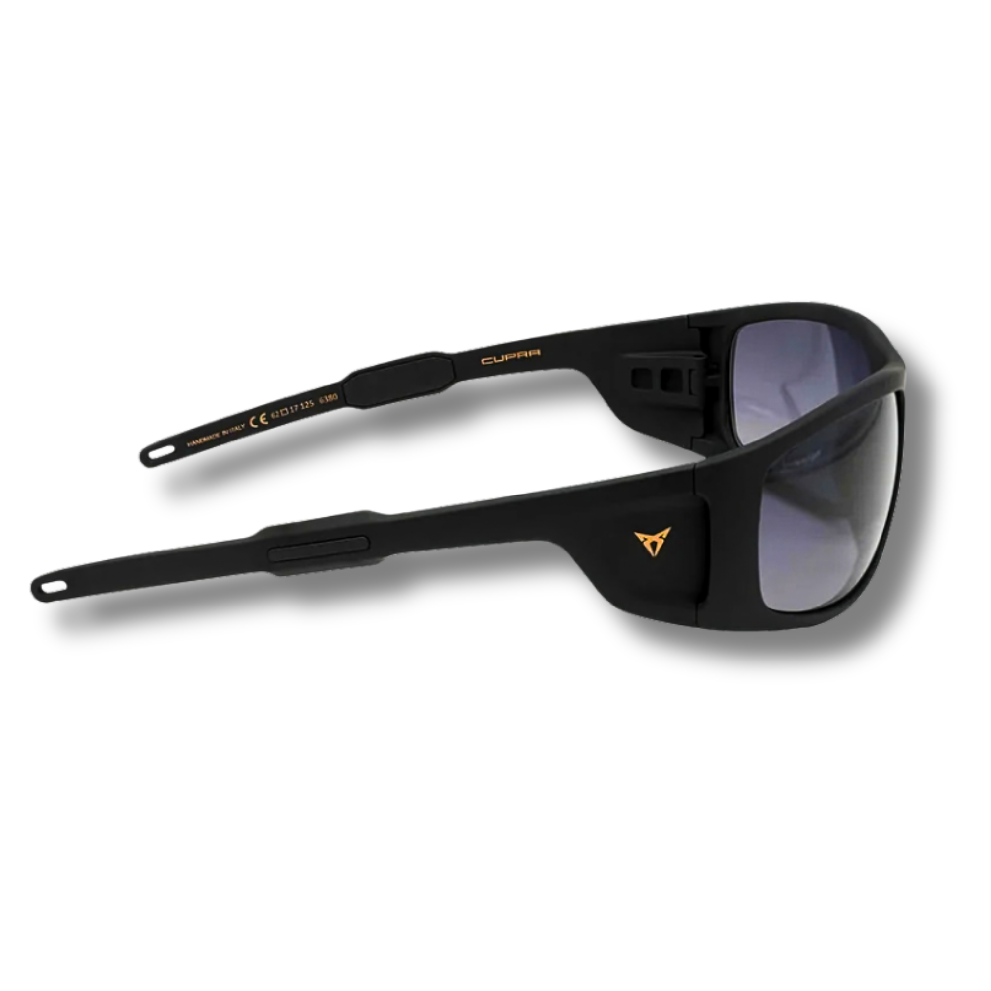 Gafas de sol CUPRA negro | Montura deportiva unisex, diseño urbano, protección UV