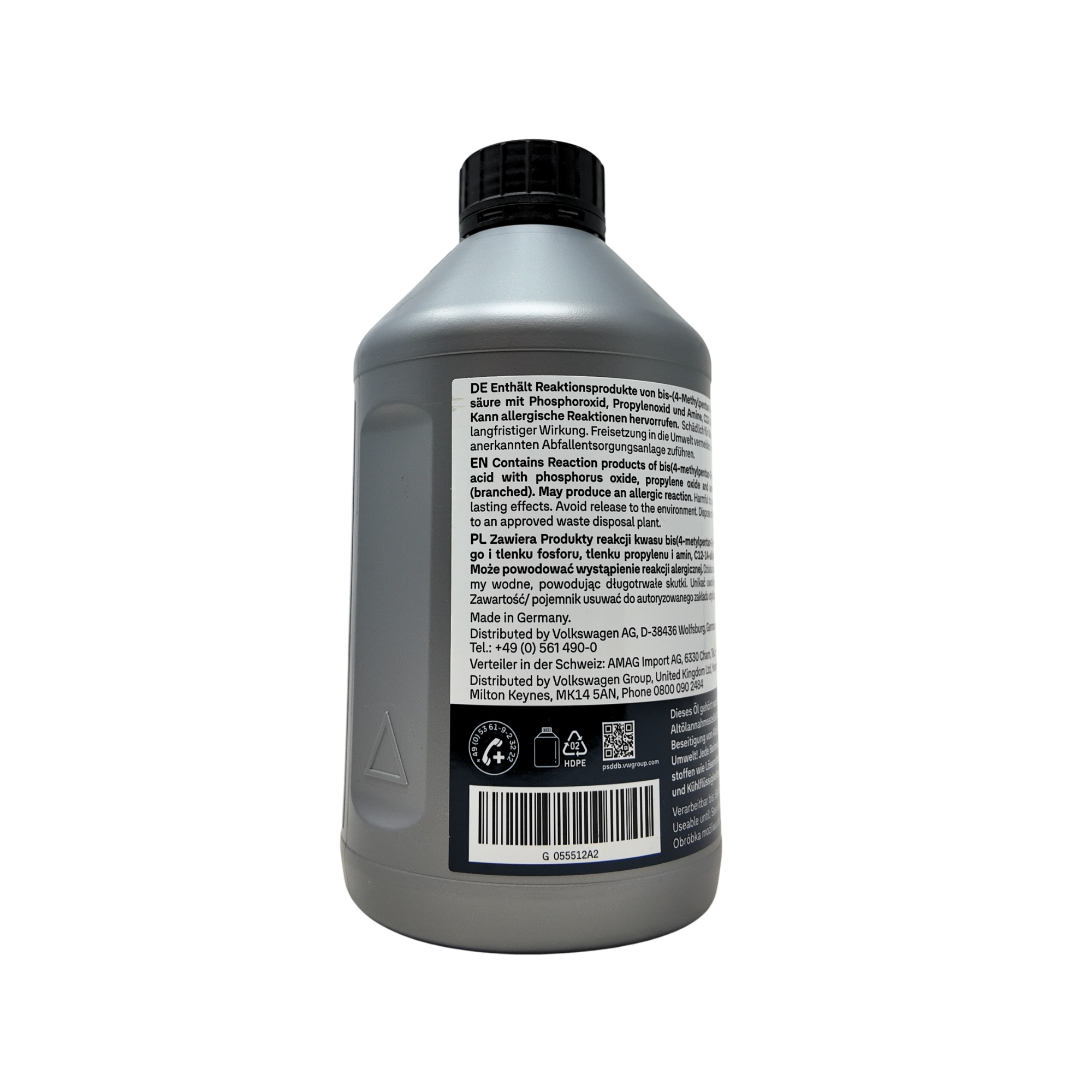 Aceite de transmisión Volkswagen | G055512A2, 1L, 75W-90, original VAG