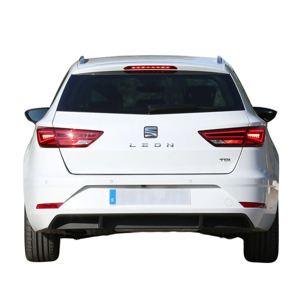 Anagrama trasero SEAT León | Emblema “LEON” cromado, adhesivo (1P0853687739)