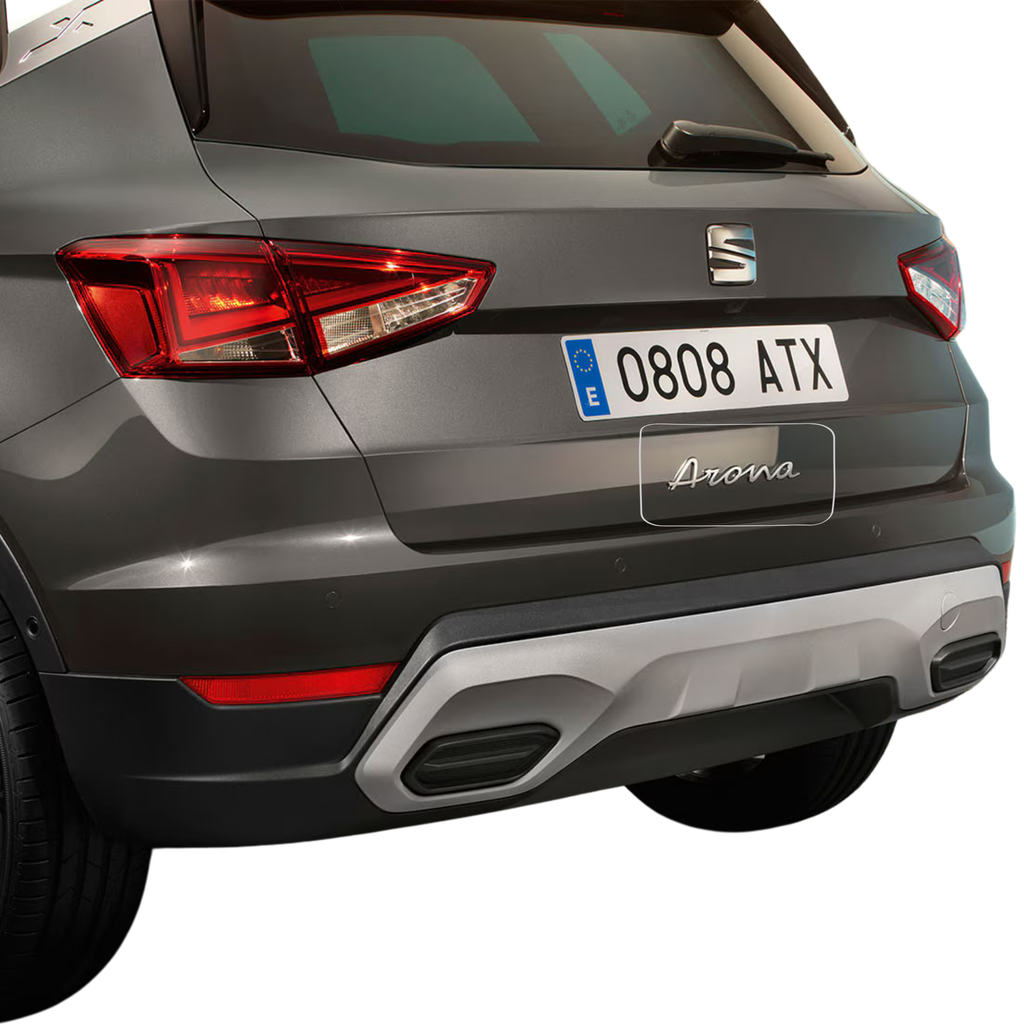 Emblema portón SEAT Arona aluminio (6F9853687E3Q7)