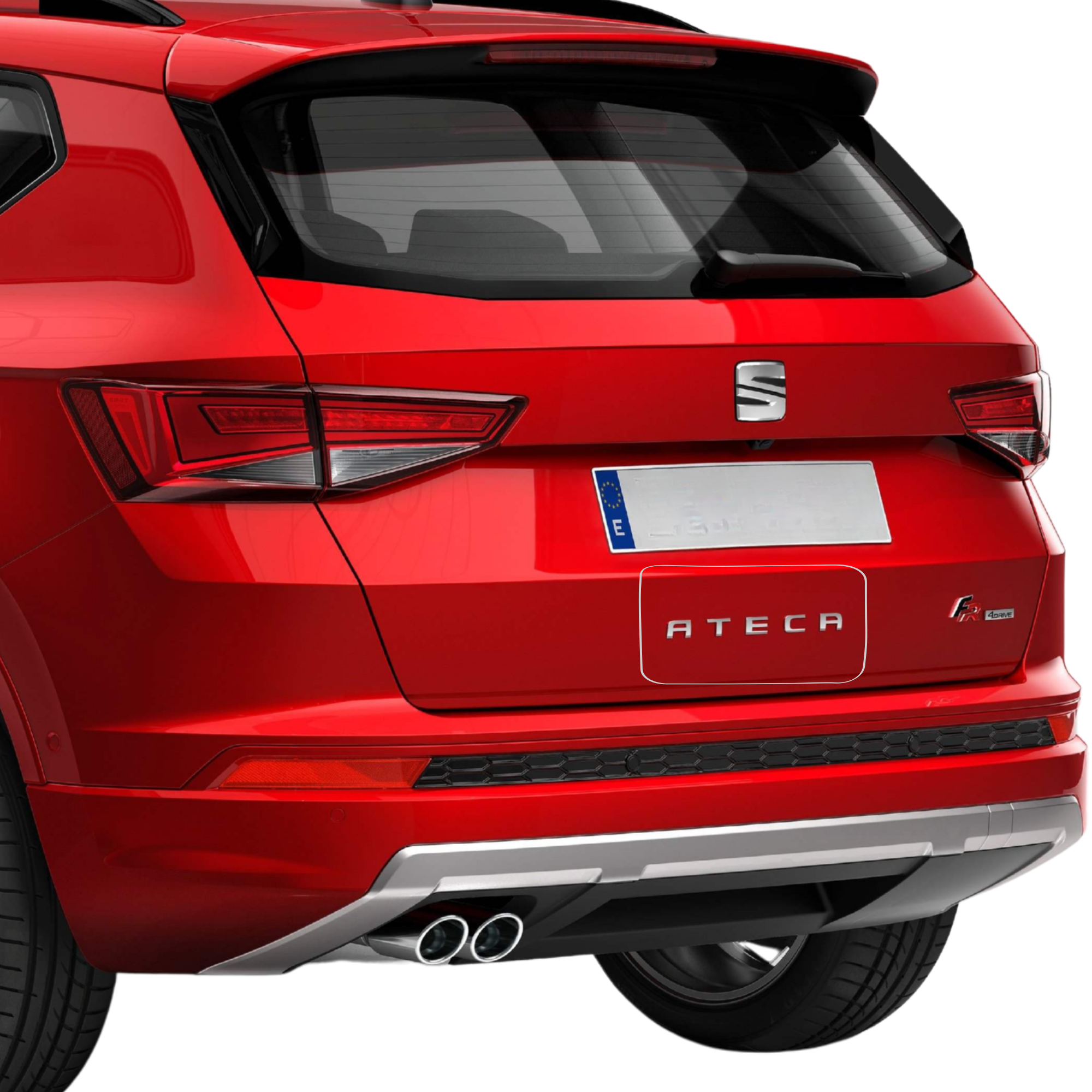 Emblema SEAT Ateca KH7 cromado portón (575853687B2ZZ)