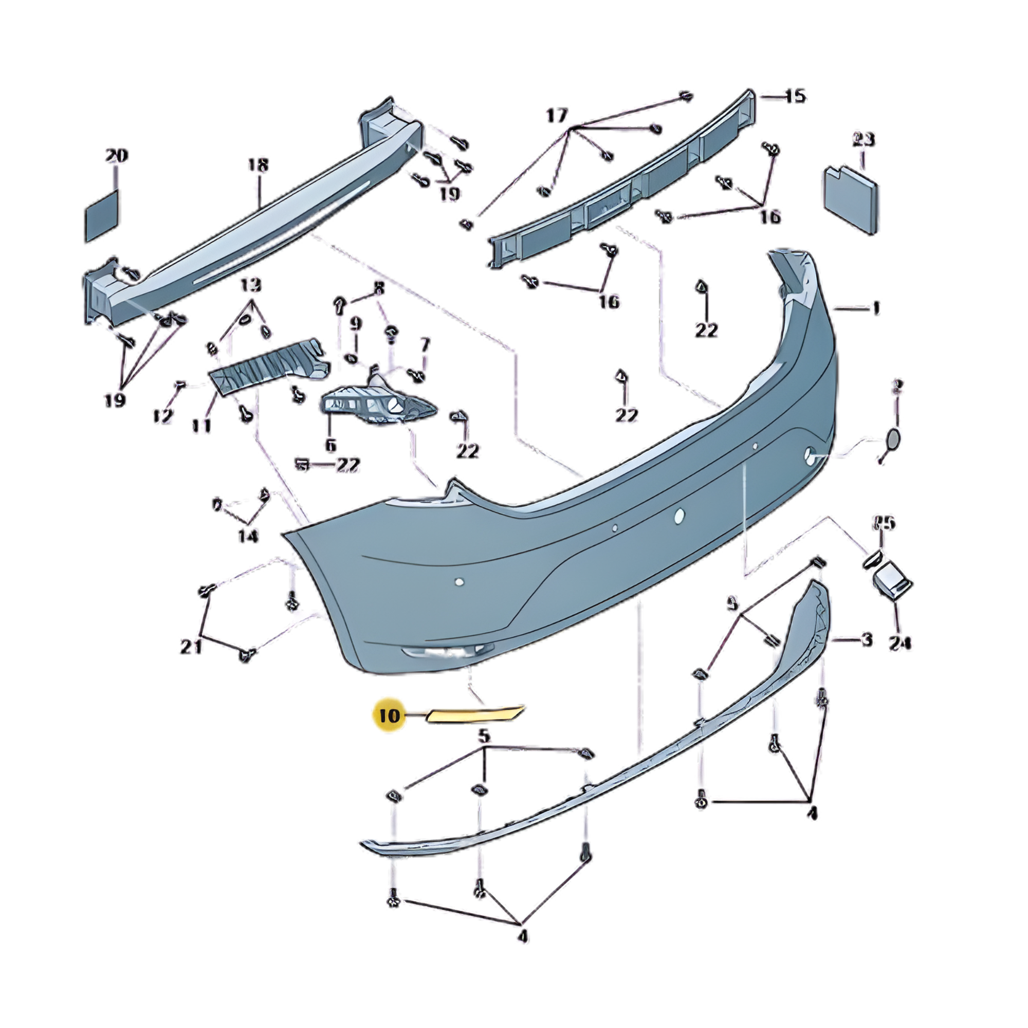 Catadióptrico trasero  SEAT León 2013–2016 | izquierda/derecha (5F0945105F/5F0945106F)