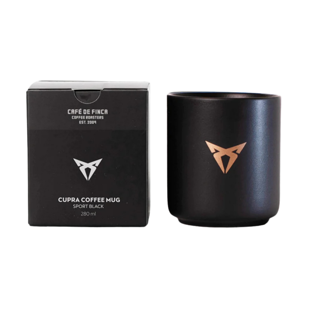 Taza de café CUPRA 280 ml, cerámica artesanal (6H1069601AA)