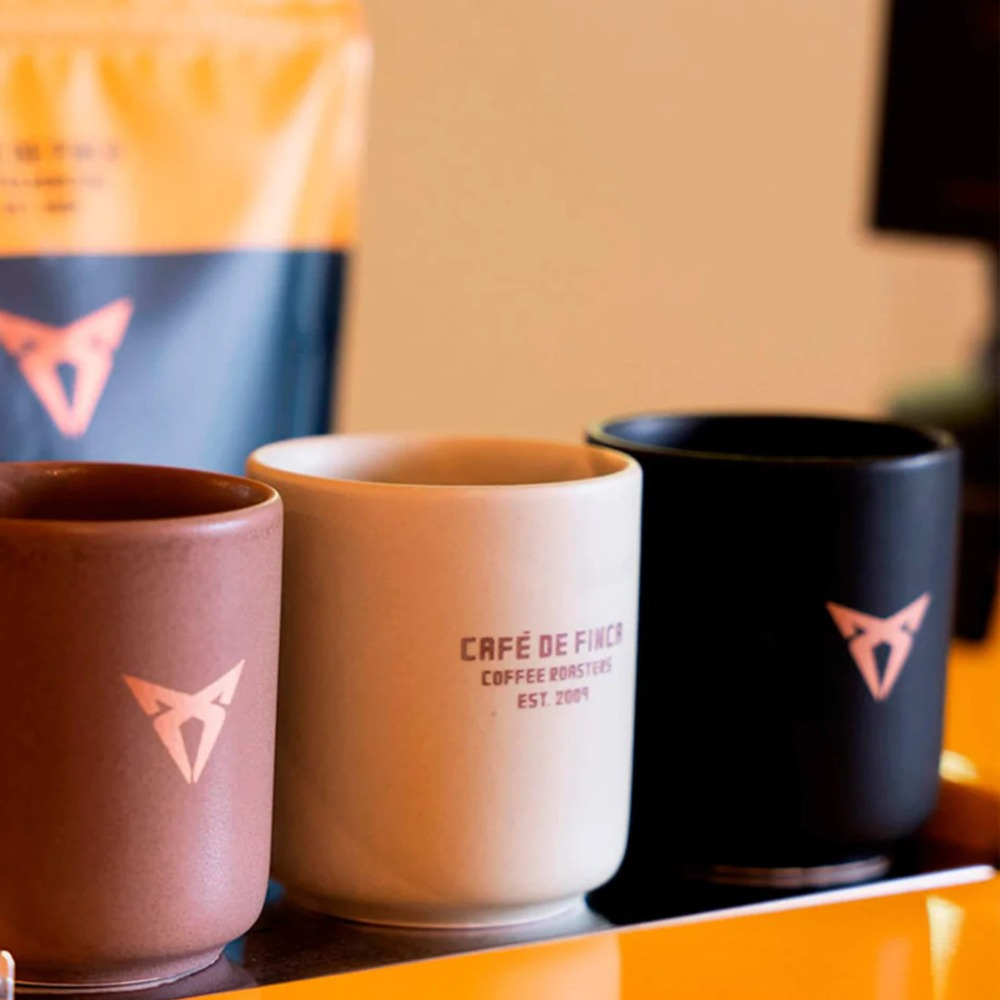 Taza de café CUPRA 280 ml, cerámica artesanal (6H1069601AA)