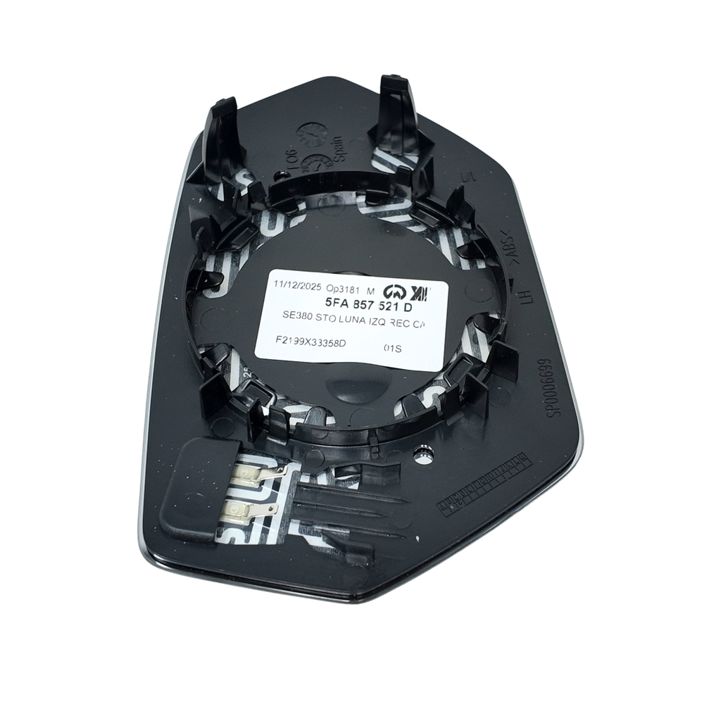 Cristal de espejo convexo SEAT/VW (5FA857521D/5FA857522D)