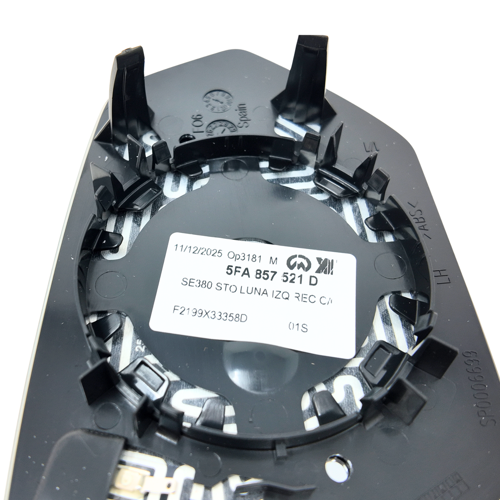 Cristal de espejo convexo SEAT/VW (5FA857521D/5FA857522D)