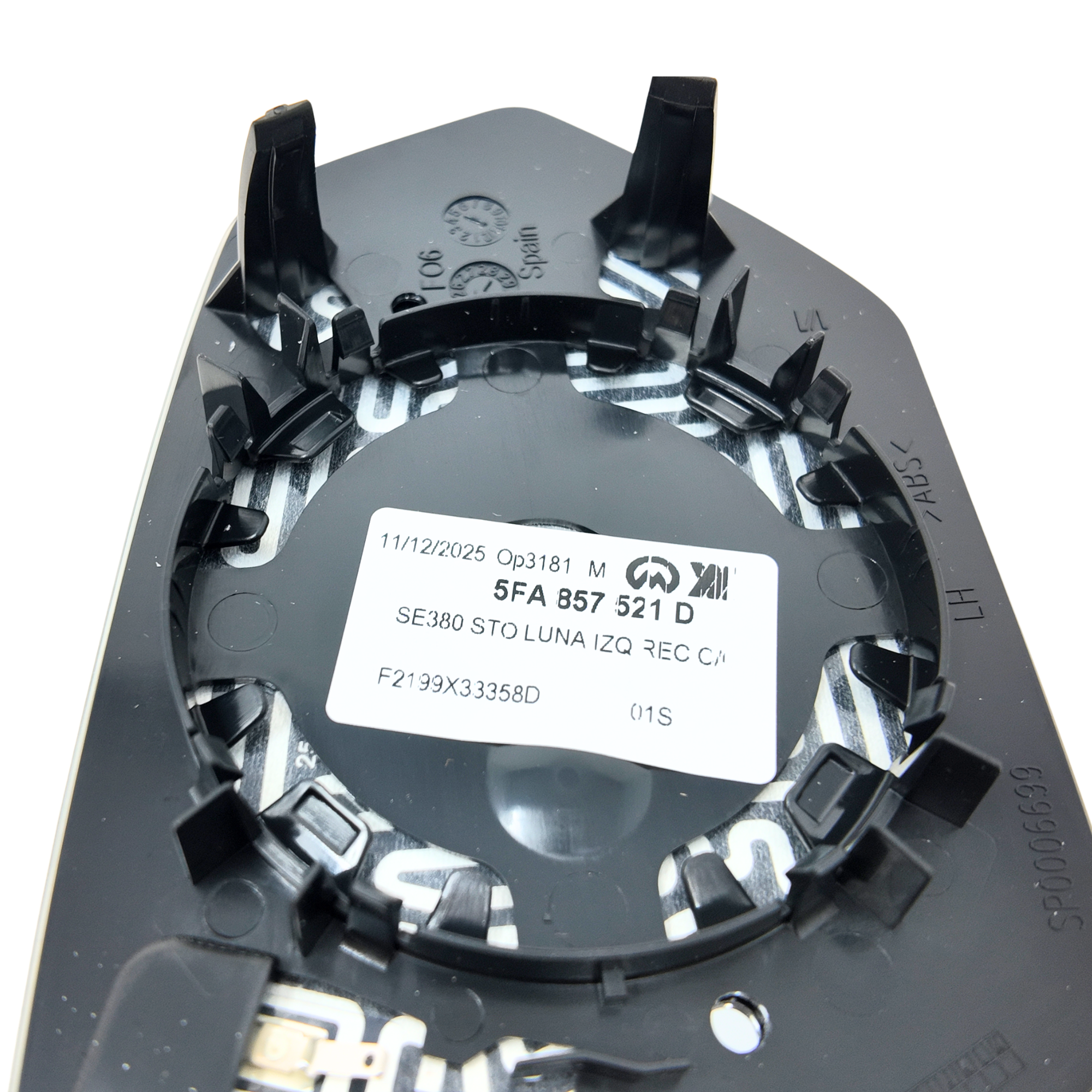 Cristal de espejo convexo SEAT/VW (5FA857521D/5FA857522D)
