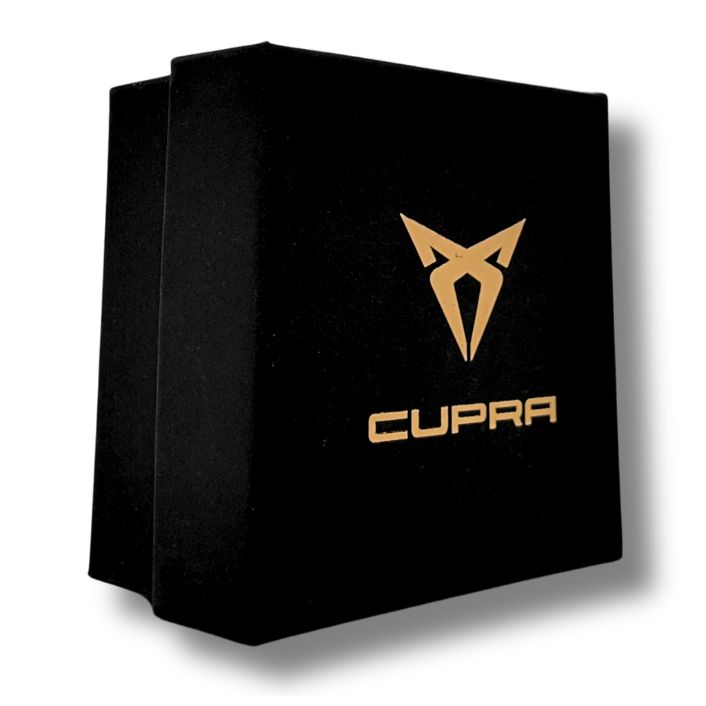 Pulsera+cubrellaves carbono CUPRA | Fibra real, logo cobre (5FF087013K)