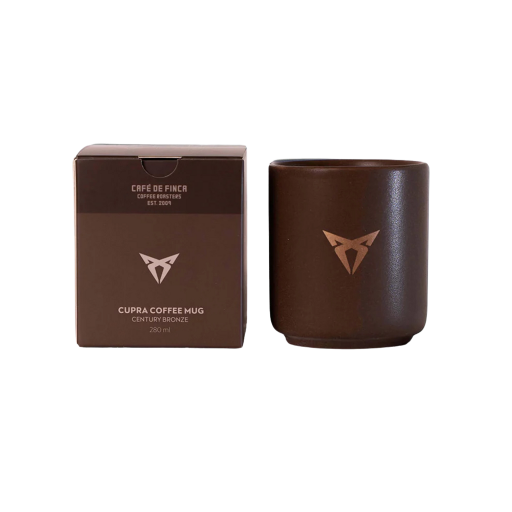 Taza de café 280 ml Café de Finca x CUPRA Marrón Bronce (6H1069601S)