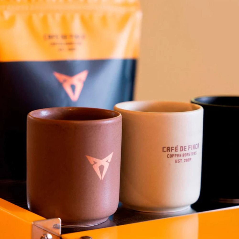 Taza de café 280 ml Café de Finca x CUPRA Marrón Bronce (6H1069601S)