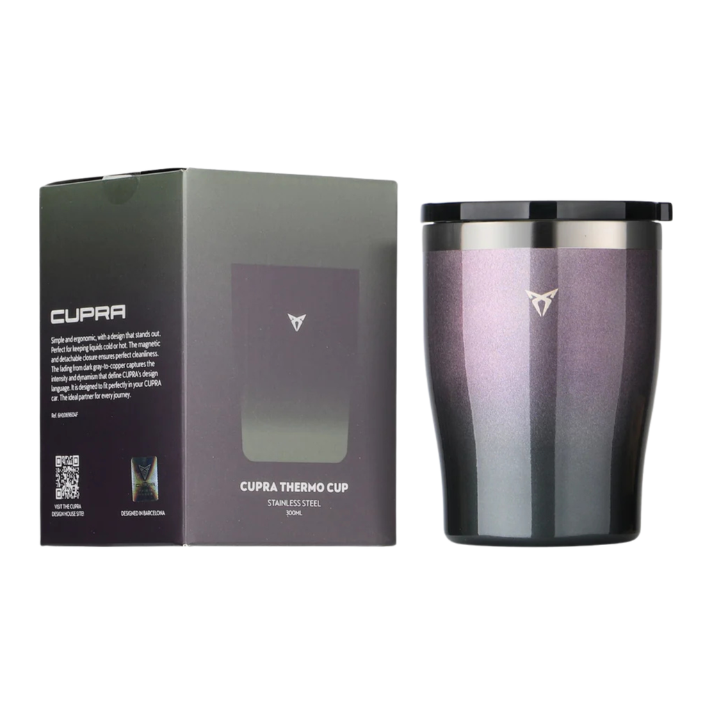 Taza termo CUPRA Raval 300 ml | acero inoxidable (6H1069604F)